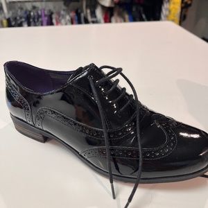 Clarks Patent Leather Brogue Shoes
